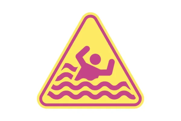 Warning drowning signs